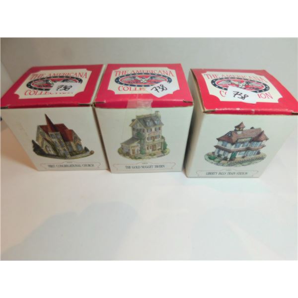 3 AMERICAN COLLECTION BUILDINGS