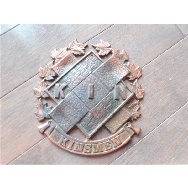 KINSMEM COPPERTONE PLAQUE
