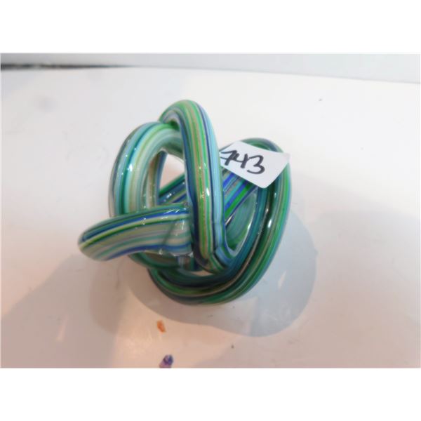ART GLASS KNOT 3”