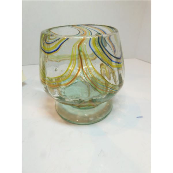 ART GLASS SWIRL CUP