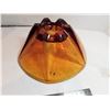 Image 5 : ART DECO AMBER GLASS FOOTED BOWL