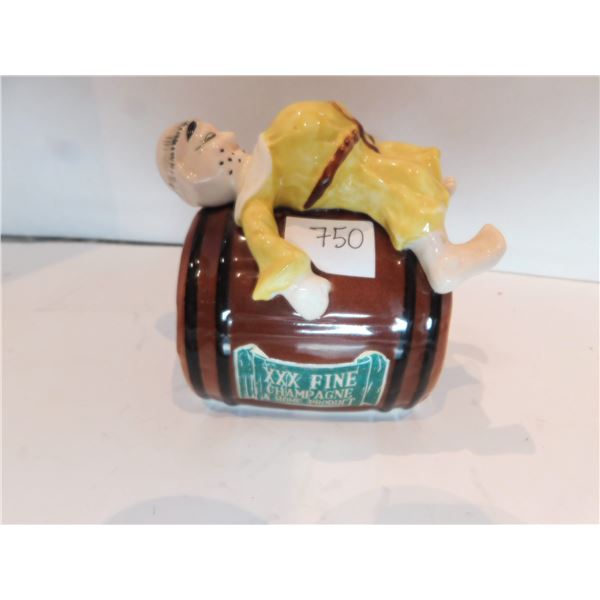 SHAFFORD WARE, DRUNK ON BARREL ASHTRAY