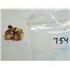 Image 1 : GOLD FILLED CAMEO SCREW BACK EARINGS