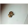 Image 3 : GOLD FILLED CAMEO SCREW BACK EARINGS