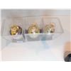 Image 3 : 3-HANDCRAFTED GLASS CHRISMAS ORNAMENTS