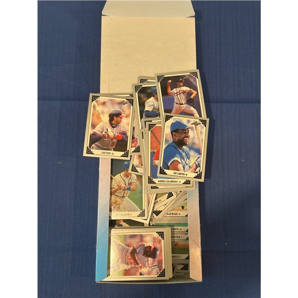 Box of Leaf Baseball Cards
