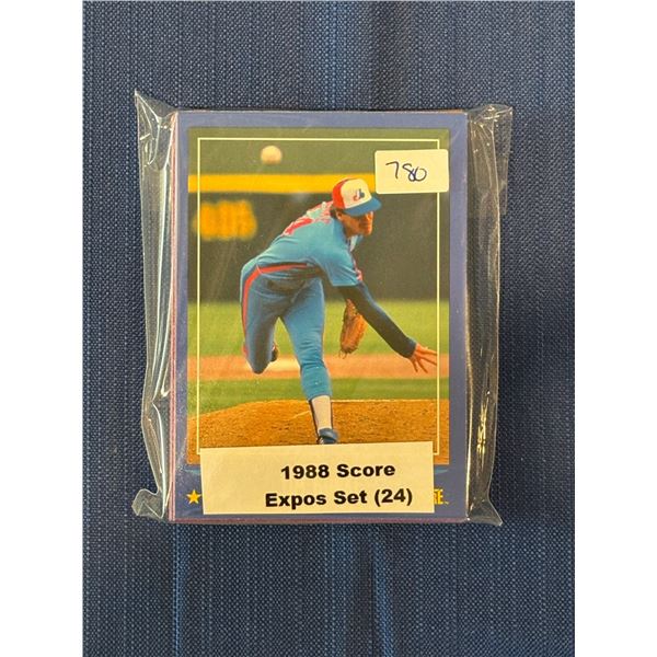 1988 Score Baseball Montreal Expos Team Set