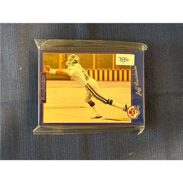 1991 All World CFL Saskatchewan Roughriders Team Set