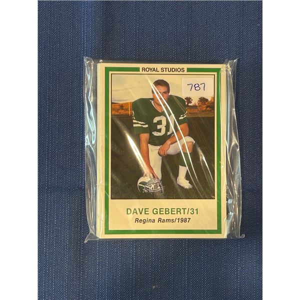 1991 Royal Studios - Saskatchewan Roughriders Team Set