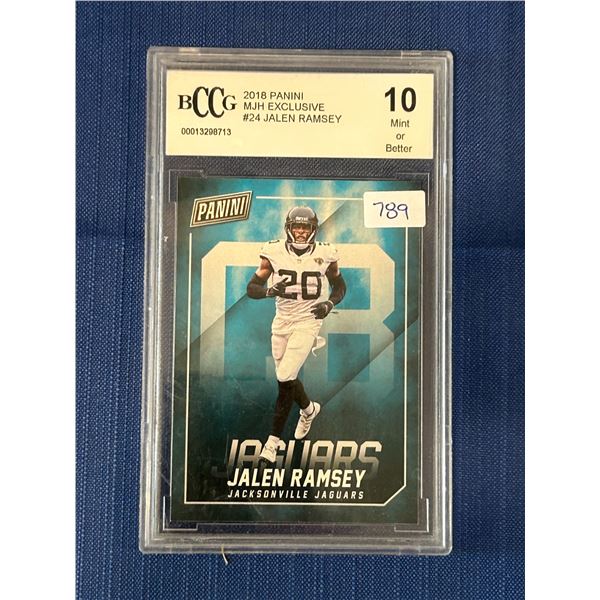 Jalen Ramsey - Panini Football Card - Graded Mint or Better