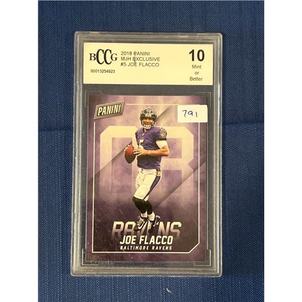 Joe Flacco - Panini Football Card - Graded Mint or Better
