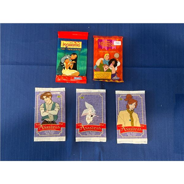 Comic Cards - 5 Unopened Packs