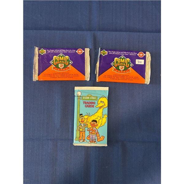 Comic Cards - 3 Unopened Packs