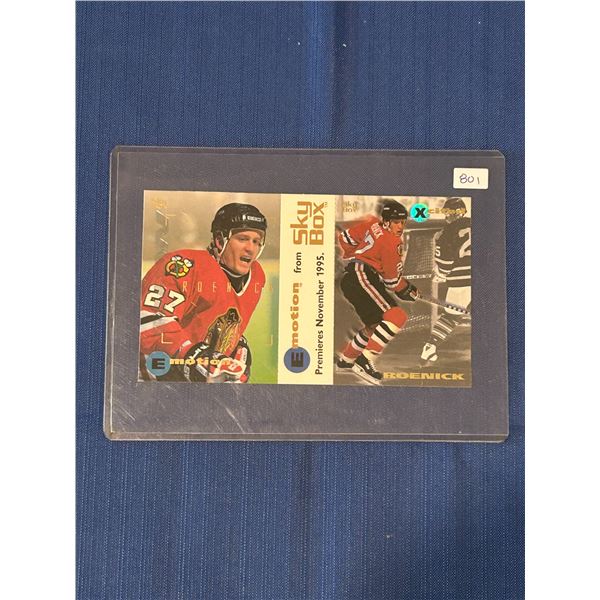 Jeremy Roenick - Skybox Uncut Hockey Cards