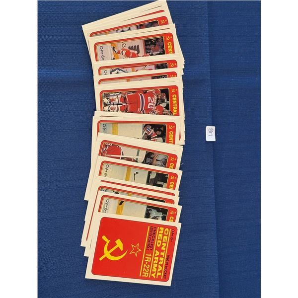 1990-91 OPC Central Army Set