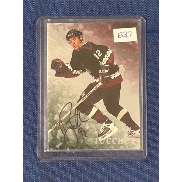 Rick Tocchet - Autographed Hockey Card