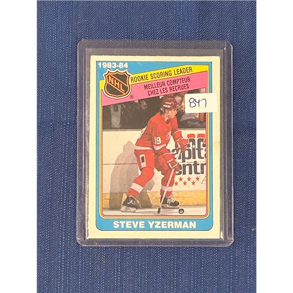 Steve Yzerman - 1983-84 Rookie Scoring Leader