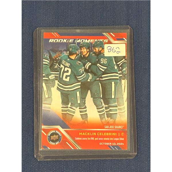 Macklin Celebrini - Rookie Card