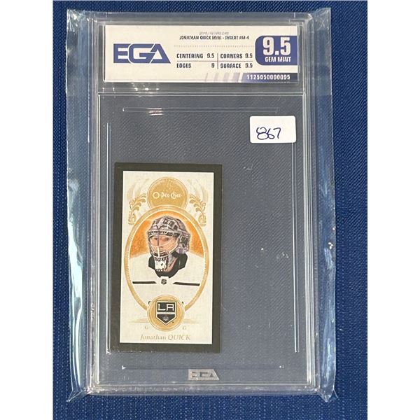Jonathan Quick - OPCMini Hockey Card - Graded Gem Mint