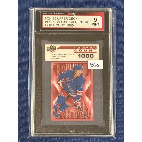 Alexis Lafreniere - Population Count 1000 - Graded Mint