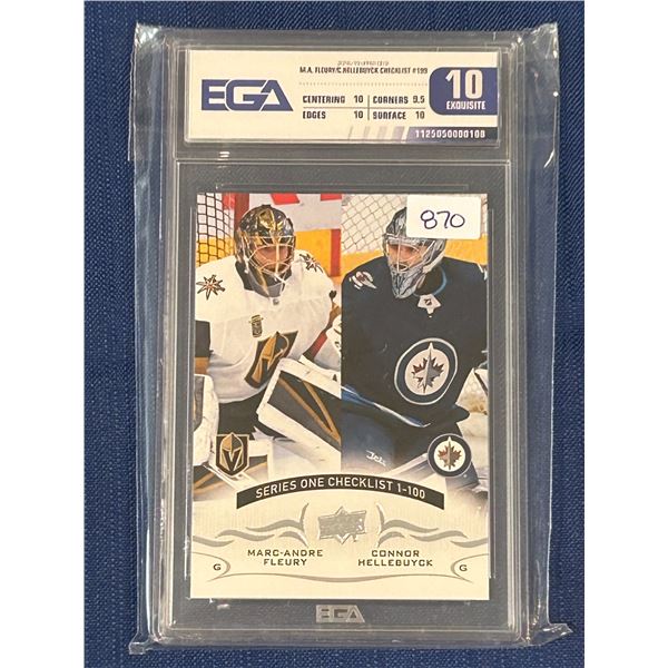 2018-19 Upper Deck Series 1 Checklist - Graded Exquisite