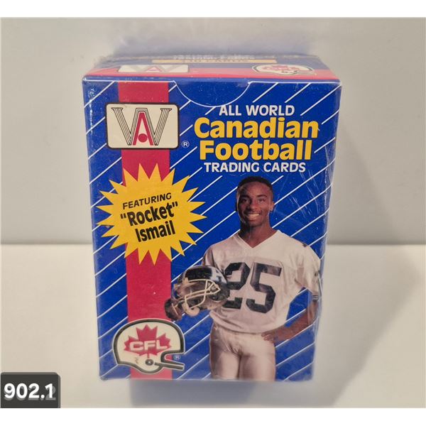 CFL trading cards - unopened - All World, 1991
