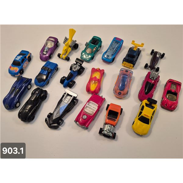 Bag of loose Hot Wheels cars
