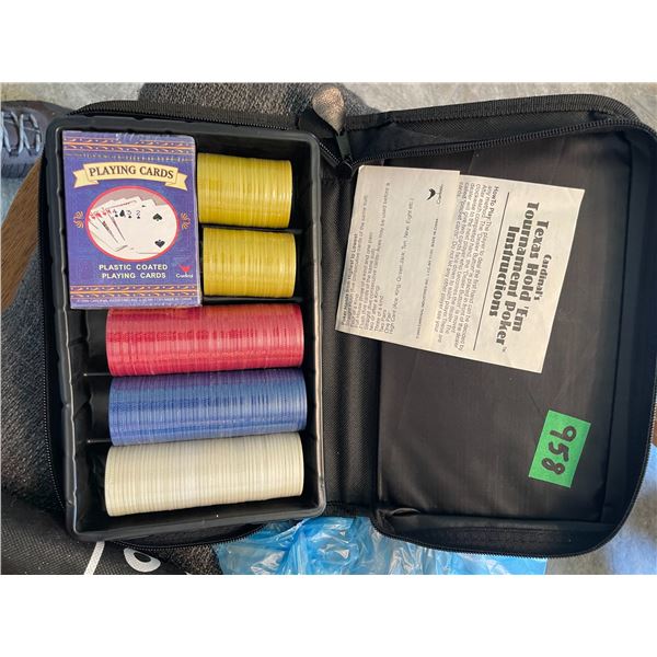 Cardinal’s Texas Hold ‘Em Poker Set – New