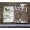 Image 1 : (2) Book Lot - “Pony Tracks” & “The Range Men” Pioneer Ranchers 