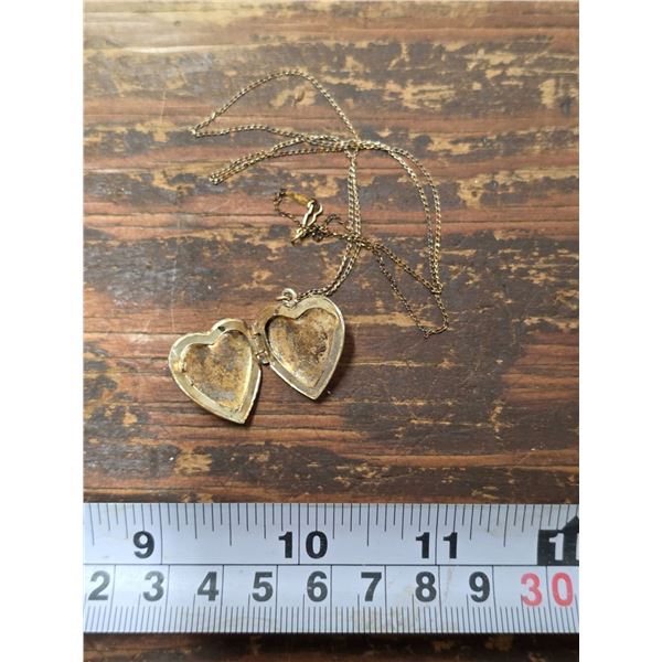 Locket w/ 18” Chain (Locket Marked “GF”)