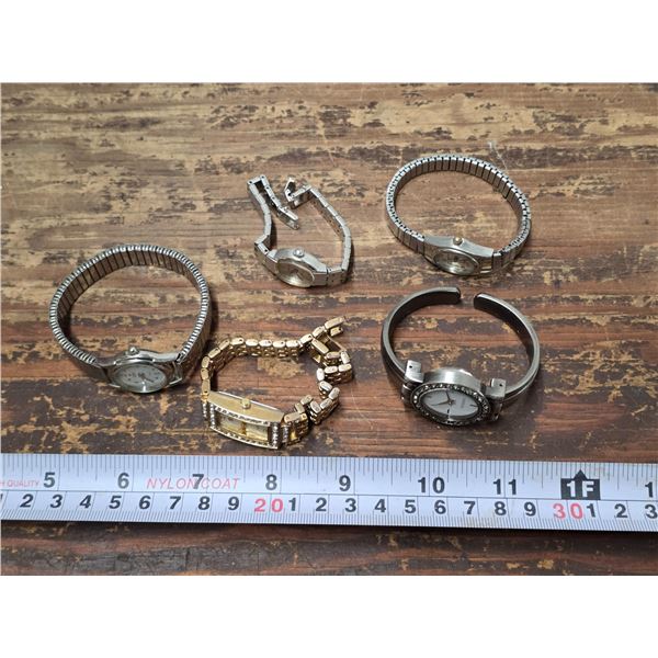Lot of Ladies Wristwatches, Mostly Quartz