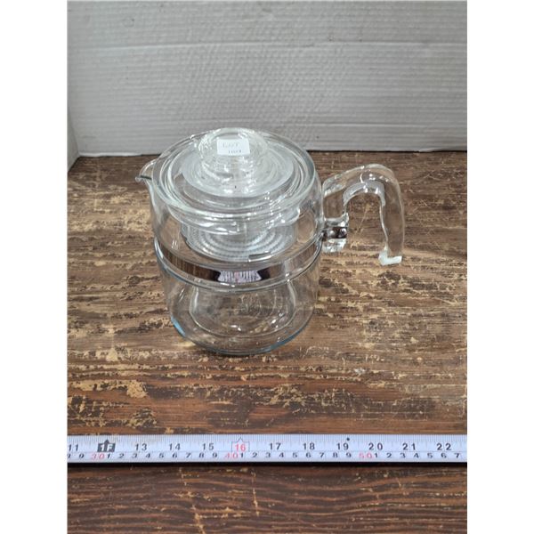 6-cup Pyrex Coffee Pot, Complete