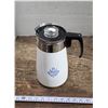 Image 1 : 9-cup Corning Ware Coffee Pot.  Pot only, no internal components.