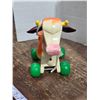 Image 2 : Vintage Fisher Price Pull Toy Cow