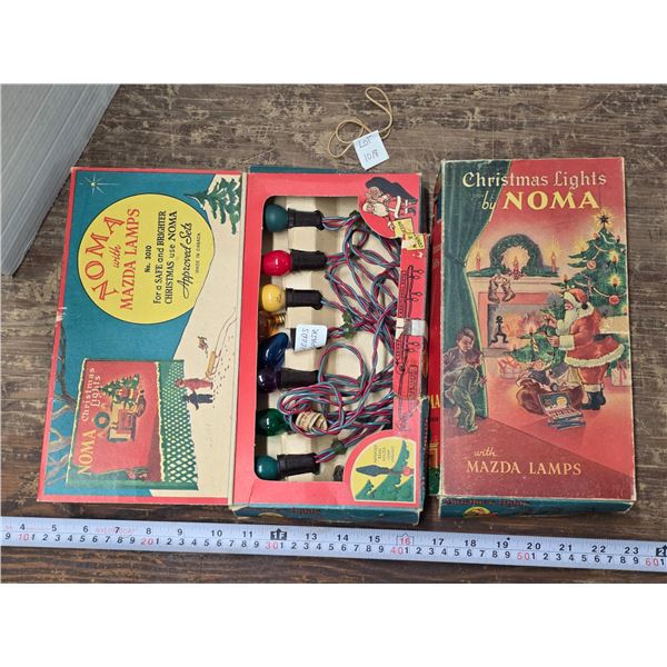 (2) Boxes Vintage Tree Lights – One Socket Needs Repair