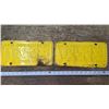 Image 2 : (2) 1967 Centennial Sask Farm Licence Plates - Matching Set