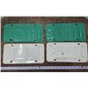Image 2 : (4) 1968 & 1969 Sask Licence Plates (2 Matching Sets)