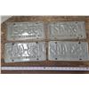Image 2 : (4) 1974 & 1975 Sask Farm Licence Plates (2 Matching Set)