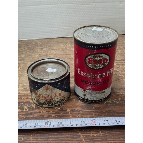 North Star Oil Ltd. & Imperial Oil Essolube Tins