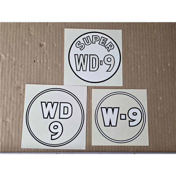 W 9 stickers or decals