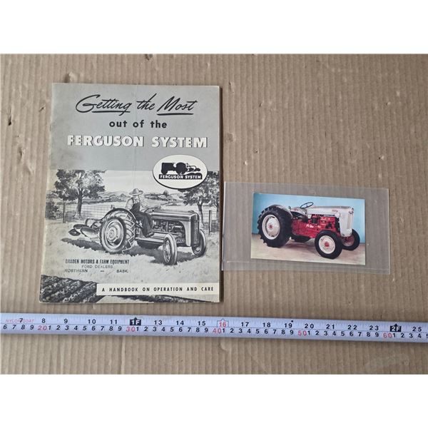 Getting the most out of the ferguson system book and post card