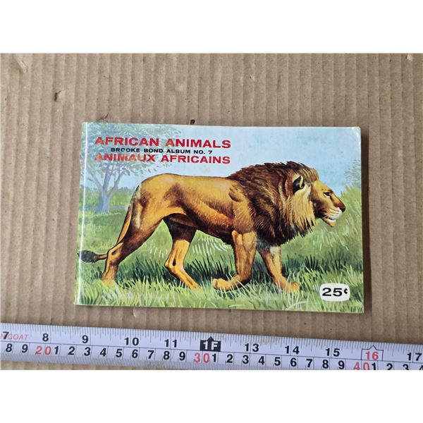 Red rose tea booklet african animals- full