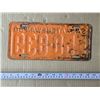 Image 2 : 1950 sask license plate