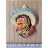Image 1 : Poncho chalkware head- 1960's