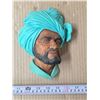 Image 1 : Arab sheik chalkware head- 1960's