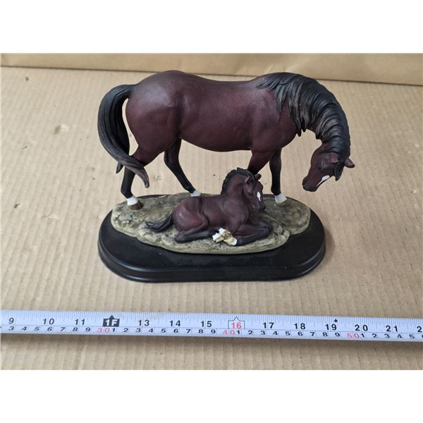 Ceramic horse figure- 9" by 7"