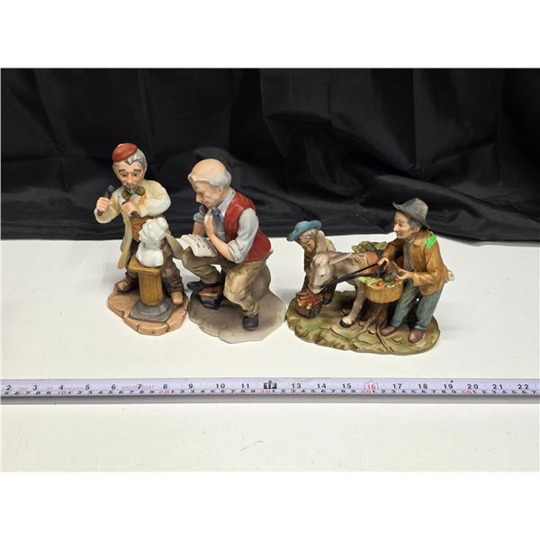 3 old timors figures