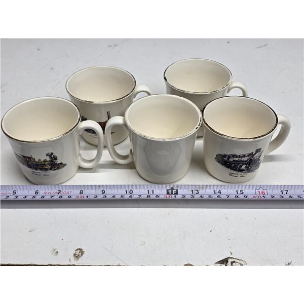 5 Quaker oats coffee mugs