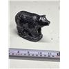Image 1 : Polar bear soap stone carving- 4" by 3"