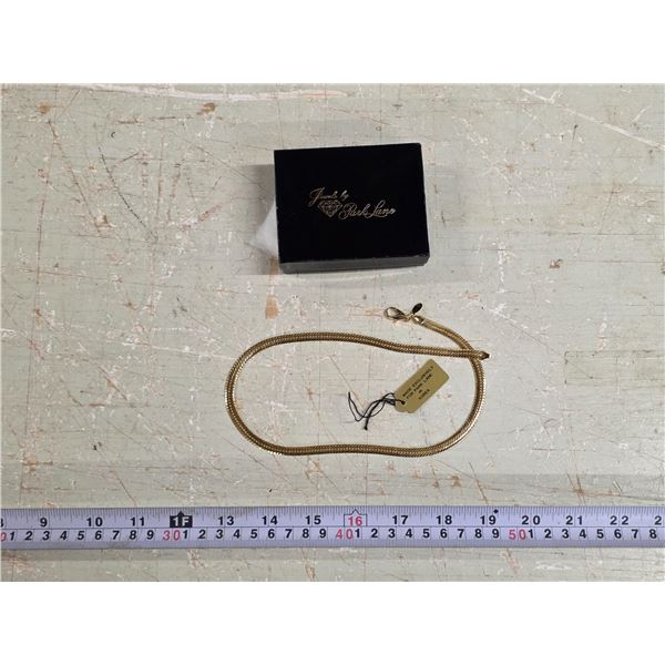 Gold-Toned Parklane Necklace in Box – 19”